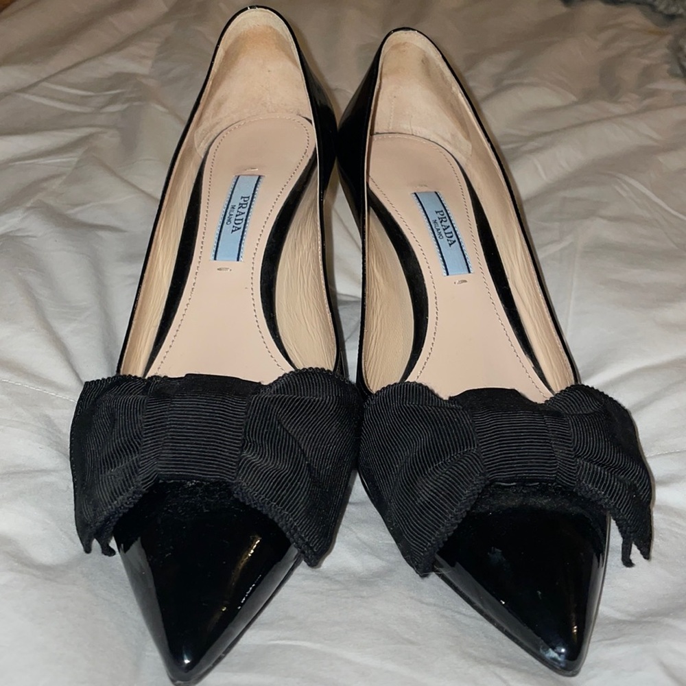 PRADA Bow Point Pumps